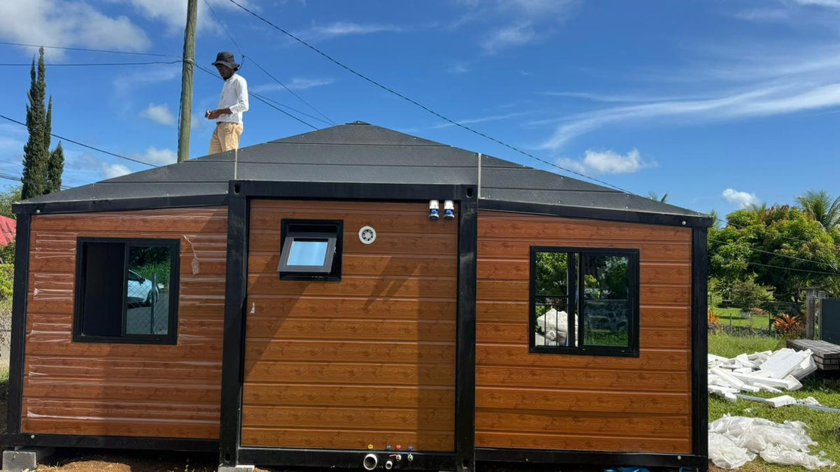 Container habitable pliant sur mesure – 20, 30 ou 40 pieds