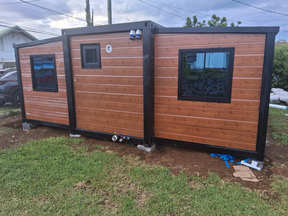 Container habitable pliant sur mesure – 20, 30 ou 40 pieds